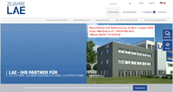 Desktop Screenshot of lae.eu
